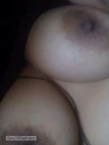 Tit Flash: My Very Big Tits - Topless Native from United States